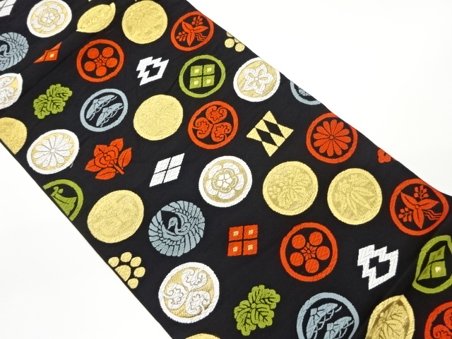 吉祥文模様織出し袋帯